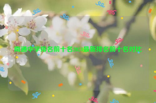 南通中学排名前十名2024最新排名前十名对比